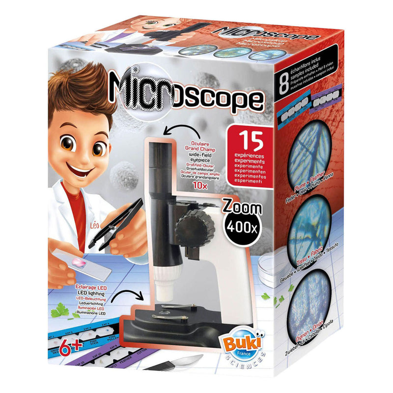 Afbeelding laden in galerijviewer, Buki wetenschap microscoop met 15 experimenten
