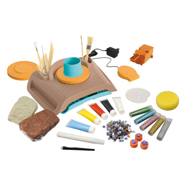 Buki france professional studio pottery pottenbakkerij set incl. 2kg klei