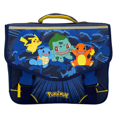 Pokémon pokemon schooltas 2 compartimenten met voorzak