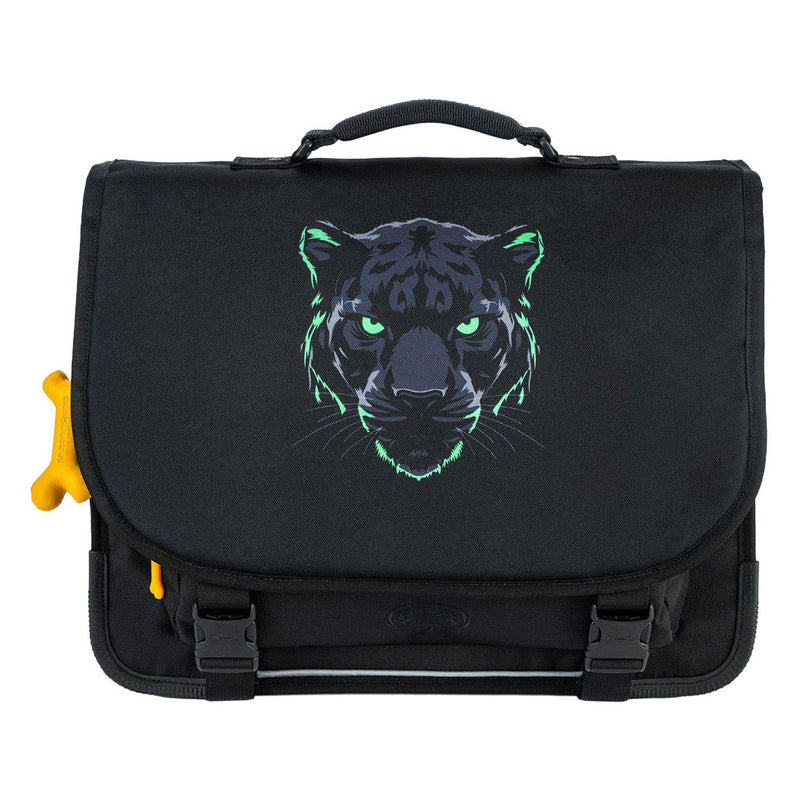 Load image into Gallery viewer, Stones and bones black panther black cedar schooltas
