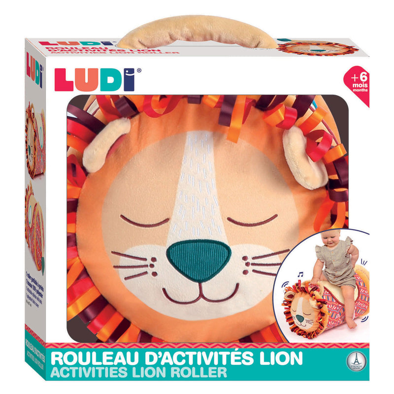 Load image into Gallery viewer, Ludi babyspeelgoed activiteitsrol leeuw
