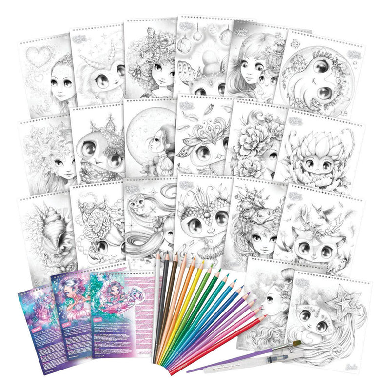 Load image into Gallery viewer, Nebulous stars aquarel set
