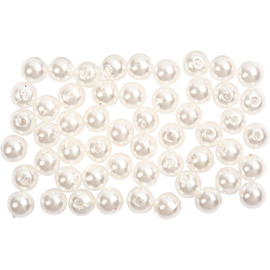 Creativ company http: www.cchobby.nl waskralen-d-5-mm-gatgrootte-0-7-mm-parelmoer-100-stuk-1-doos