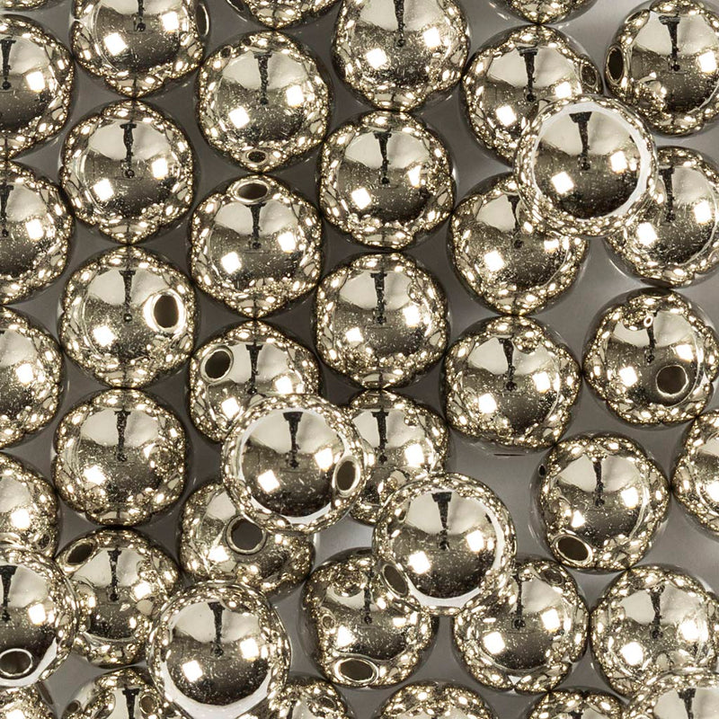 Load image into Gallery viewer, Creativ company https: www.cchobby.nl waskralen-d-8-mm-gatgrootte-1-mm-zilver-50-stuk-1-doos

