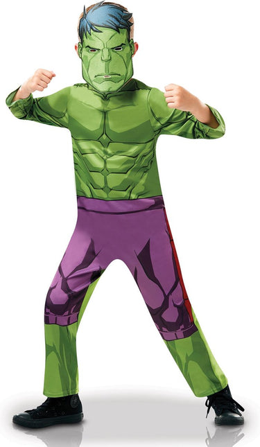 Rubies klassiek hulk™ animatieserie kostuum voor jongens - verkleedkleding - carnavalskleding