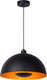 Lucide siemon - hanglamp - ø 40 cm - 1xe27 - zwart
