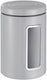 Wesco classic line voorraadbus met venster | 2 liter | metaal - grijs | voorraadpot