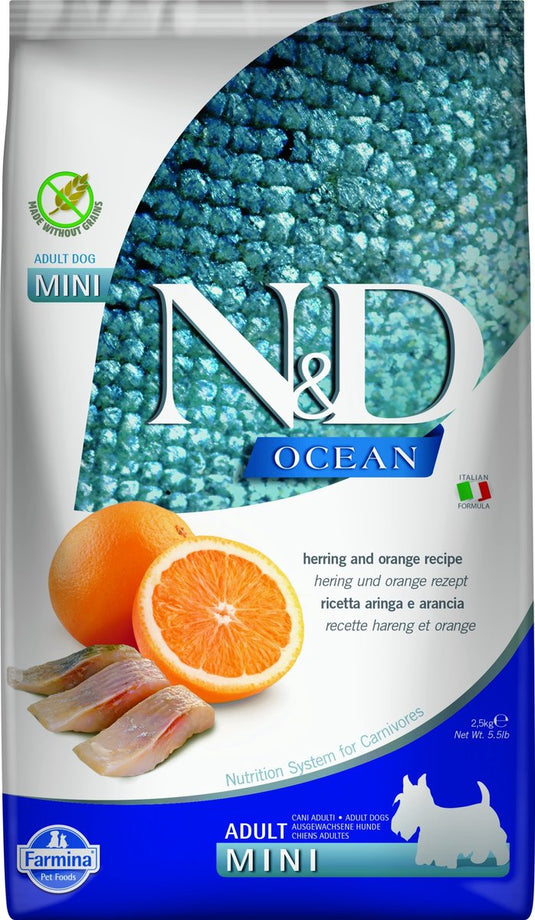 N d ocean hondenvoeding haring small breed 2,5 kg