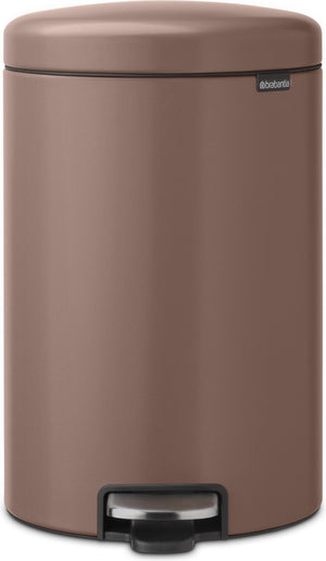 Brabantia newicon prullenbak - 20 liter - satin taupe