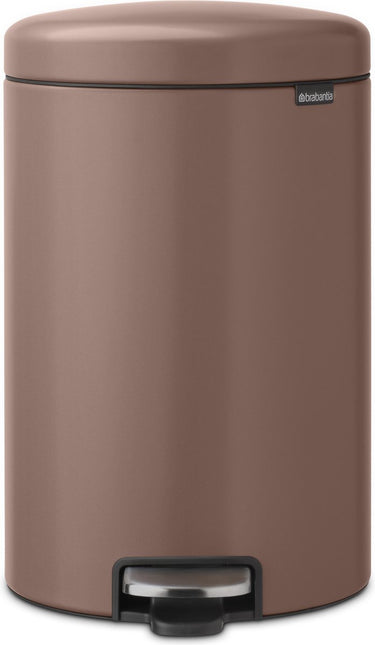 Brabantia newicon prullenbak - 20 liter - satin taupe