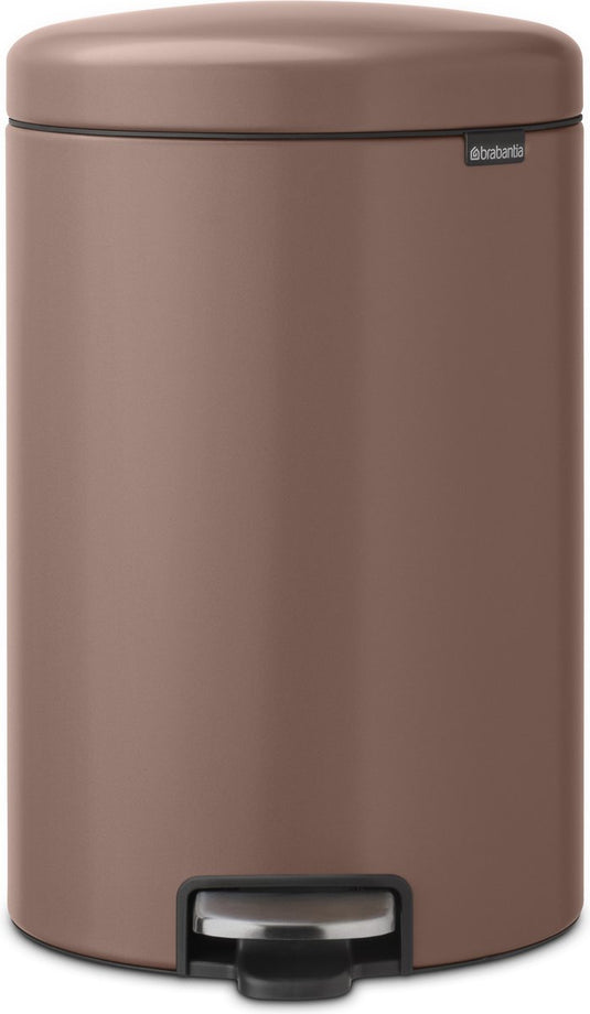 Brabantia newicon prullenbak - 20 liter - satin taupe
