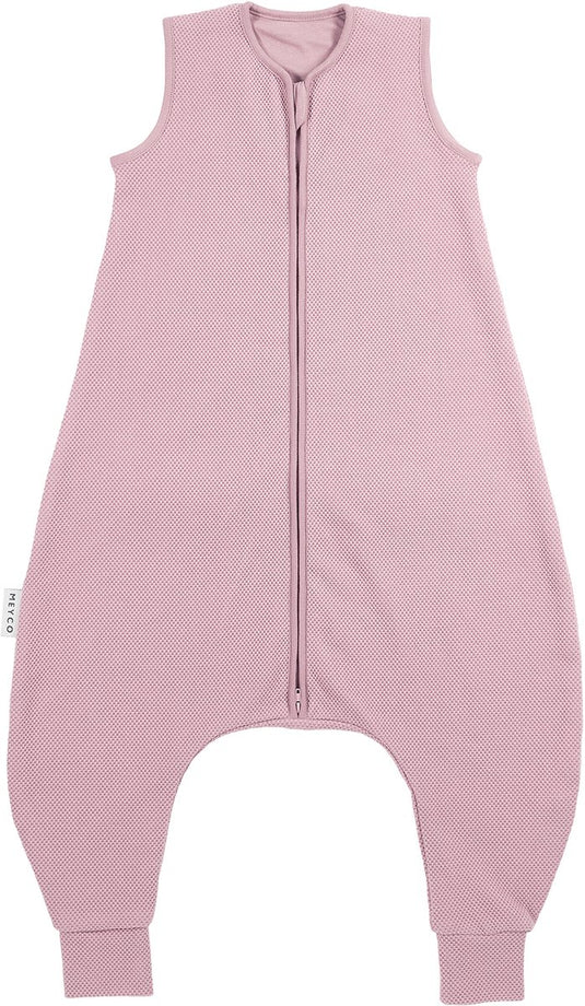 Meyco baby studio collection classic slaapoverall jumper - purple pink - 80cm - 1.0 tog