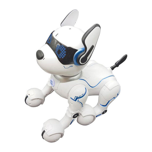 Lexibook stroom puppy – my smart robotic dog met programming function, dance, walk, movements, touch sensors en animal imitation, incl. afstandsbediening
