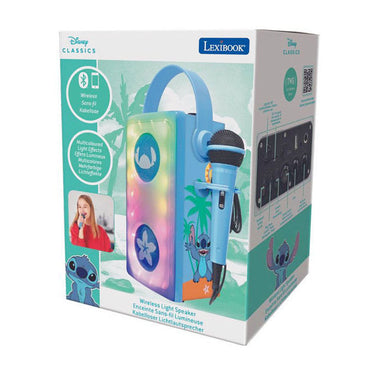 Stitch verlichte bluetooth-luidspreker met microfoon