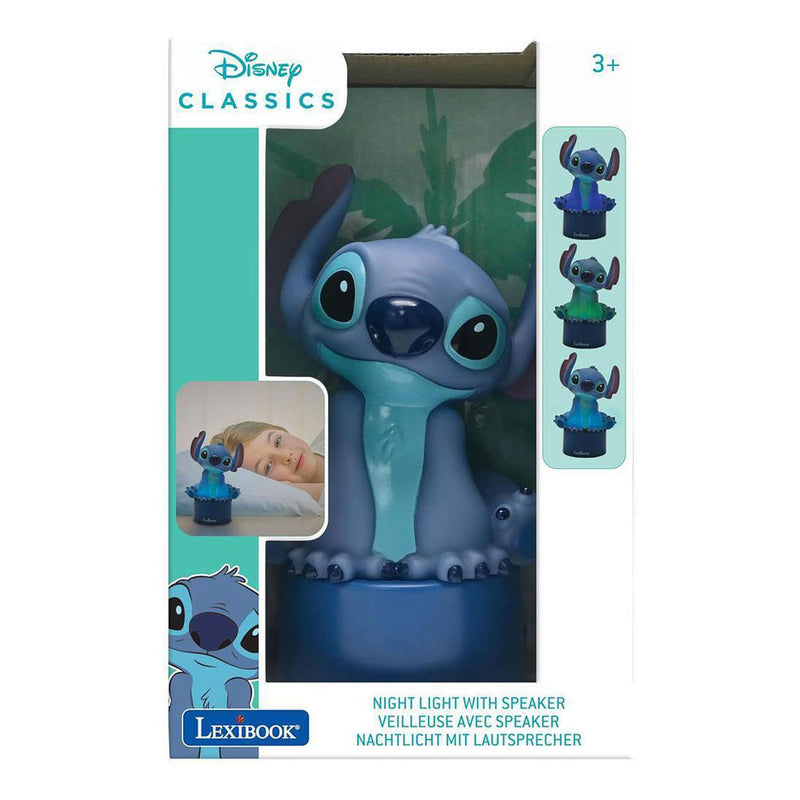 Load image into Gallery viewer, Disney stitch nachtlampje met luidspreker
