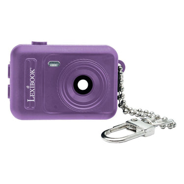 Mini digitale camera sleutelhanger paars
