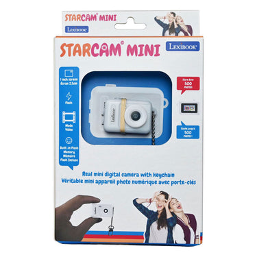 Lexibook sleutelhanger miniatuur digitale camera wit met ingebouwd flashgeheugen