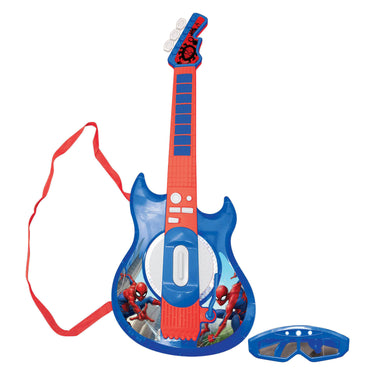 Lexibook spider-man elektrische gitaar met brilmicrofoon