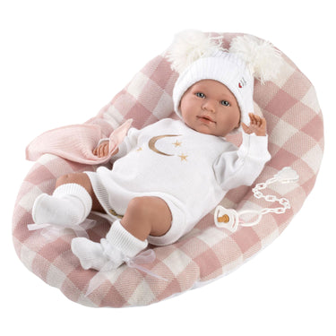 Mimi soft body babypop met geluid 42 cm maan