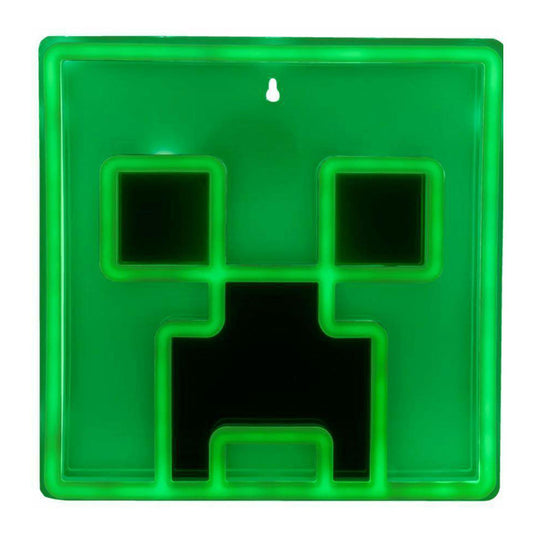Minecraft creeper led neon wandlamp