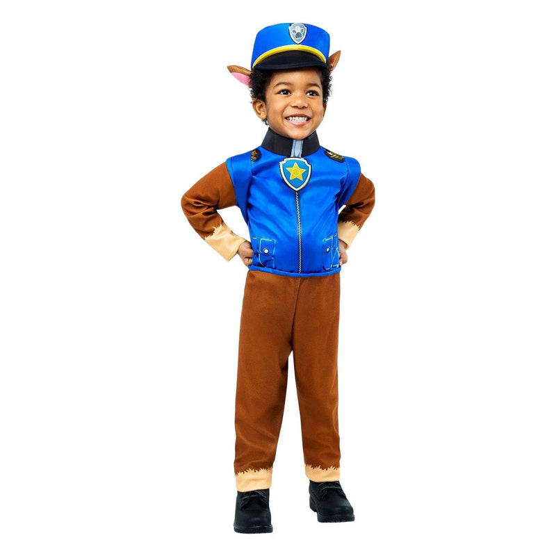 Load image into Gallery viewer, Paw patrol chase deluxe verkleedkostuum 3-4 jaar
