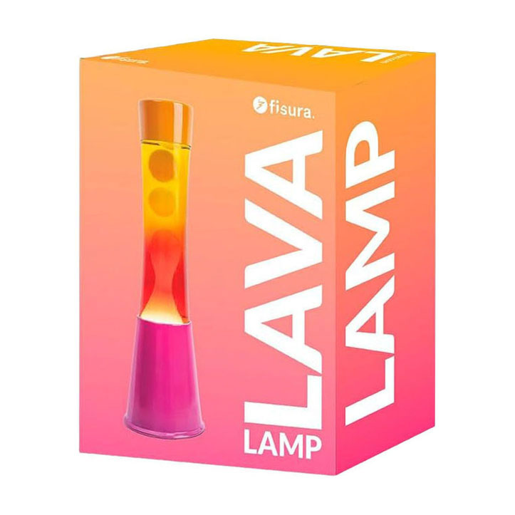 Load image into Gallery viewer, Fisura lavalamp tower gradient roos oranje
