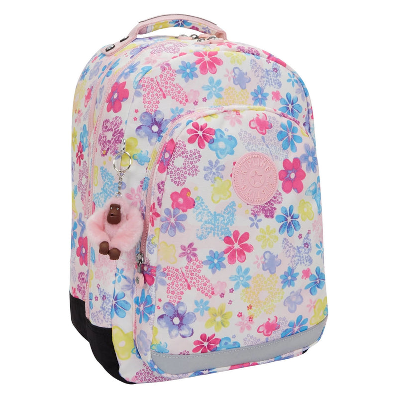 Load image into Gallery viewer, Kipling class room rugzak - flower stamp
