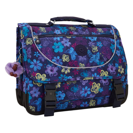 Kipling preppy rugzak - dark flower stamp