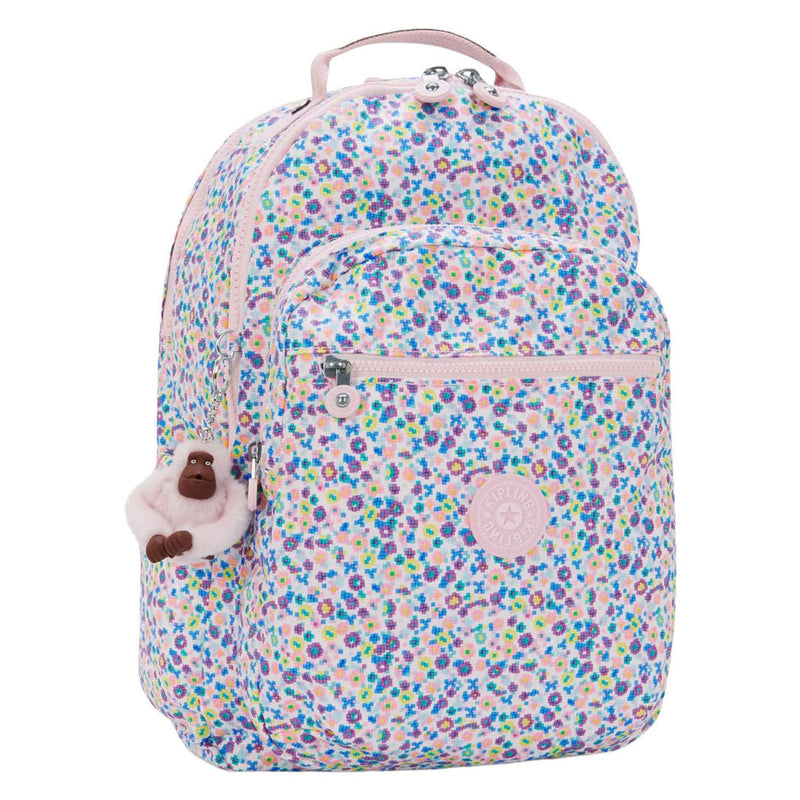Load image into Gallery viewer, Kipling seoul laptop rugzak - digi flower print
