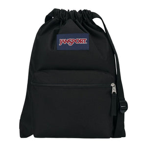 Jansport gymtas draw sack black