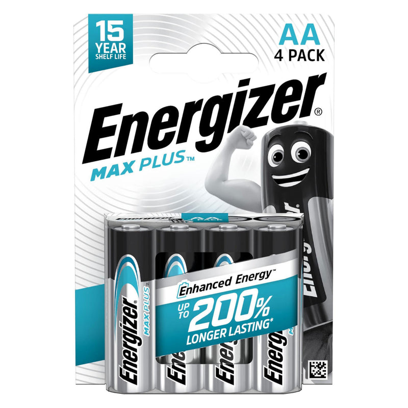 Load image into Gallery viewer, Energizer max plus aa alkaline batterijen 4st.
