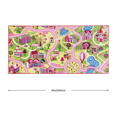 Speelkleed verkeer kermis - 95x200cm