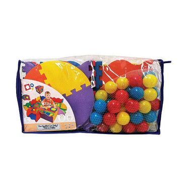 Foamtegels met rand en 40 ballen