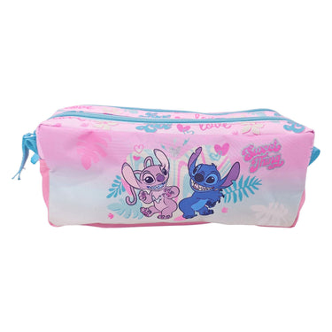 Stitch love etui met 2 compartimenten