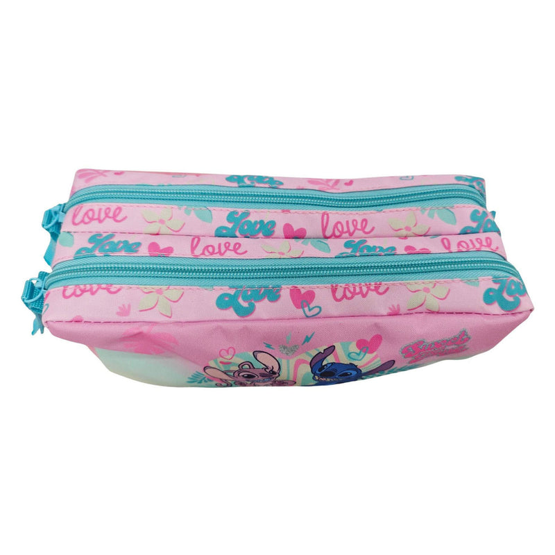 Load image into Gallery viewer, Stitch love etui met 2 compartimenten
