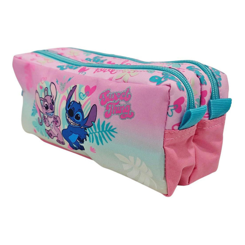 Load image into Gallery viewer, Stitch love etui met 2 compartimenten
