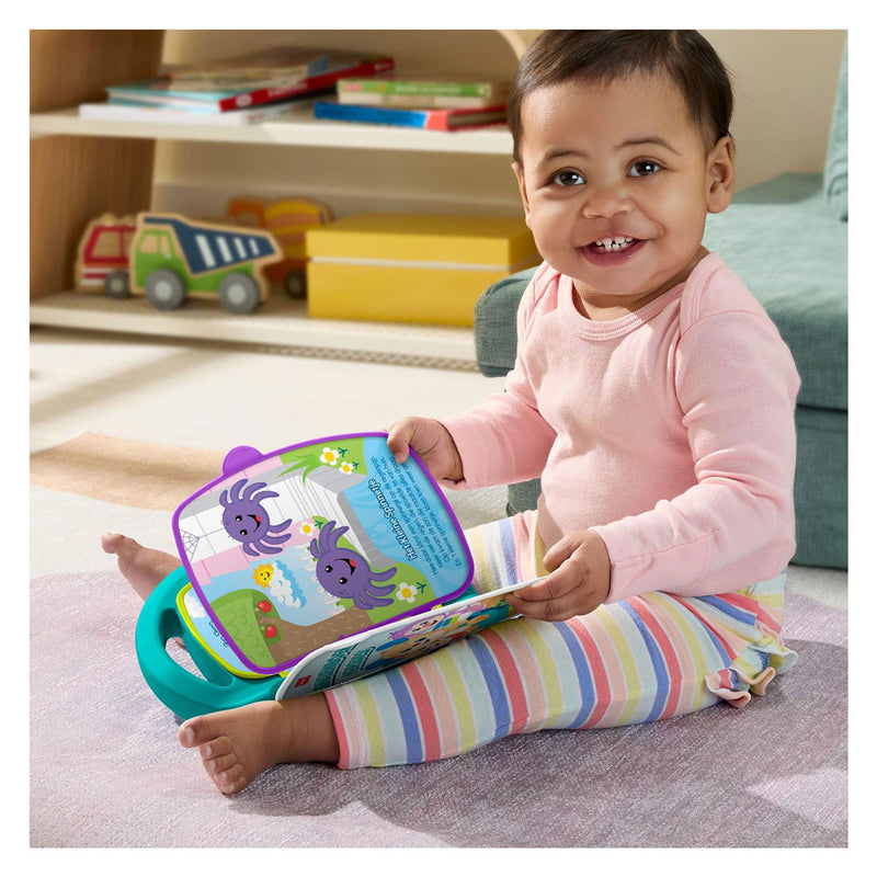 Load image into Gallery viewer, Mattel fisher-price leerplezier verhalenboek versjes - muzikaal boek met lichtjes en geluid
