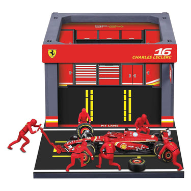 Rc burago ferrari pit pass met charles lecle - 1:43