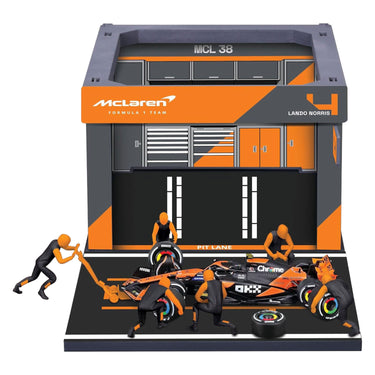 Burago mclaren pit pass met lando norris - 1:43