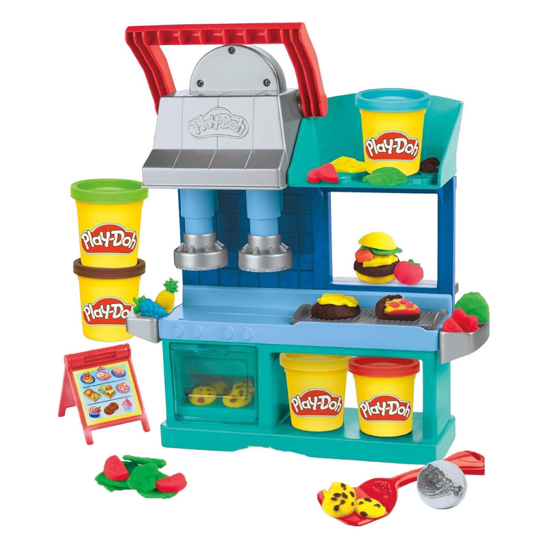 Load image into Gallery viewer, Play-doh kitchen creations chefs drukke restaurant - 5 kleipotjes
