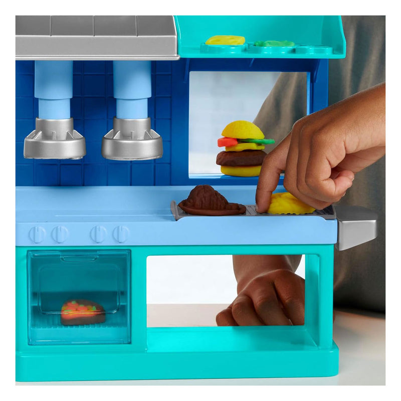 Load image into Gallery viewer, Play-doh kitchen creations chefs drukke restaurant - 5 kleipotjes

