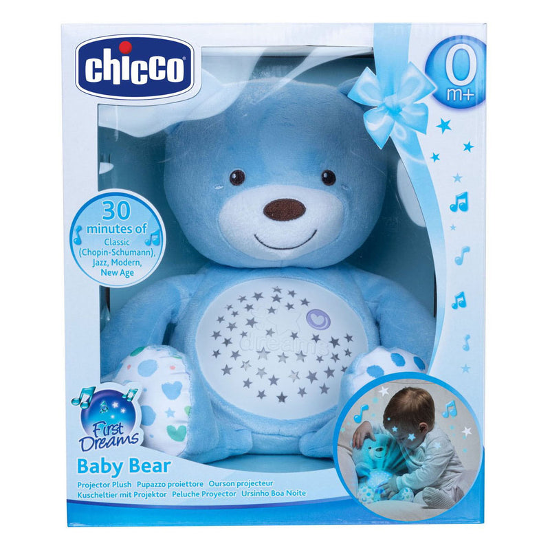 Load image into Gallery viewer, Chicco knuffel projector baby bear first dreams blauw
