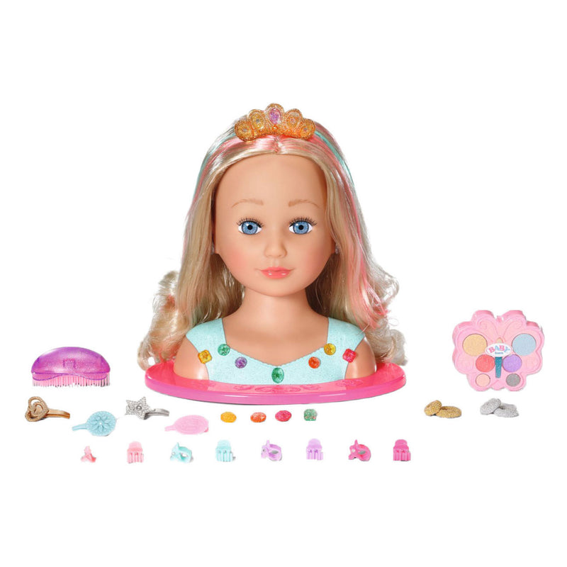 Load image into Gallery viewer, Zapf creation baby born styling make-up en kaphoofd prinses - 27cm
