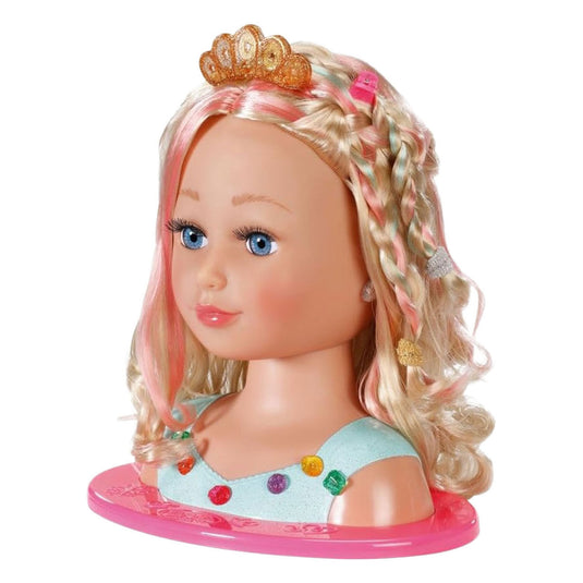 Zapf creation baby born styling make-up en kaphoofd prinses - 27cm