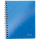 Schrift wow leitz geruit a5 blauw