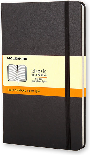 Moleskine classic notitieboek - pocket - hardcover - gelinieerd - zwart