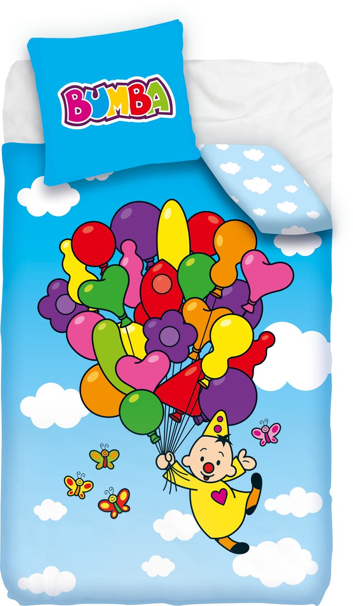 Load image into Gallery viewer, Studio 100 bumba dekbedovertrek - ballonnen 140x200 cm
