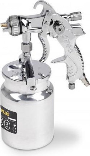 Powerplus verfpistool op luchtdruk powair0110 - verfspuitpistool van 3 bar en 1 l - te gebruiken met compressor