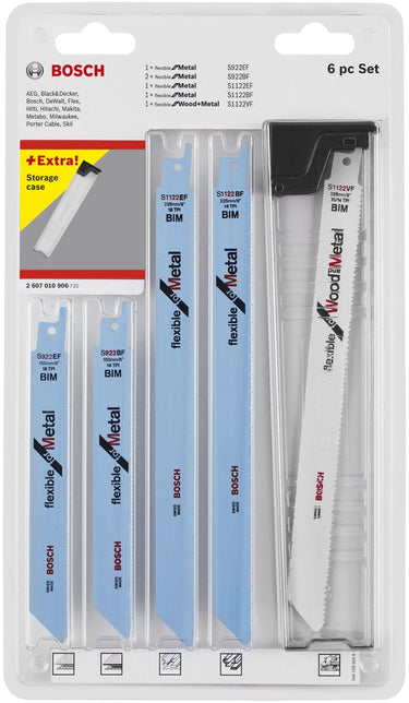 Bosch accessoires set zaagbladen recipro 6pc set top selle