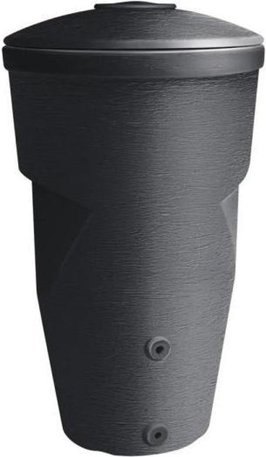 Merkloos sans marque regenton antraciet - 270 liter